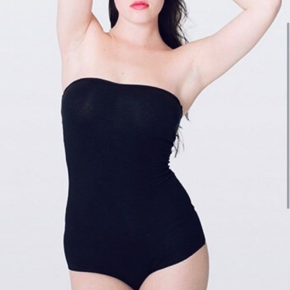 American Apparel Strapless Bodysuit